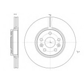 Тормозной диск REMSA DCA6147710 / 61477.10