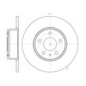 Тормозной диск REMSA DCA614900 / 6149.00