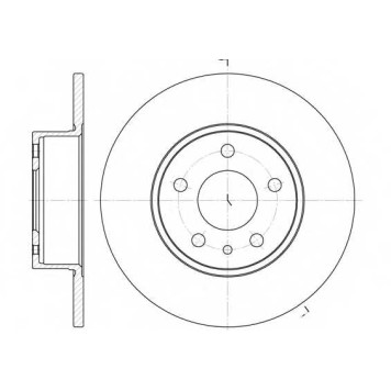 Тормозной диск REMSA DCA614900 / 6149.00