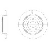 Тормозной диск REMSA DCA6151310 / 61513.10