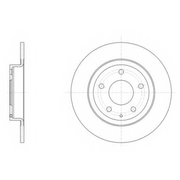 Тормозной диск REMSA DCA6151900 / 61519.00