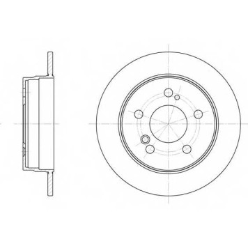 Тормозной диск REMSA DCA619400 / 6194.00