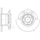 Тормозной диск REMSA DCA624200 / 6242.00