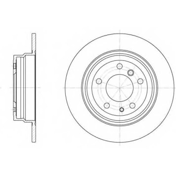 Тормозной диск REMSA DCA634200 / 6342.00