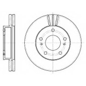 Тормозной диск REMSA DCA644410 / 6444.10