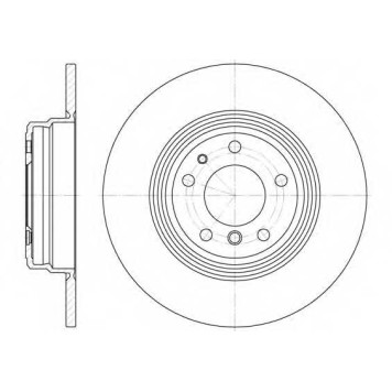 Тормозной диск REMSA DCA651000 / 6510.00