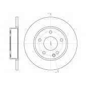 Тормозной диск REMSA DCA652600 / 6526.00