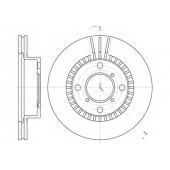 Тормозной диск REMSA DCA655310 / 6553.10