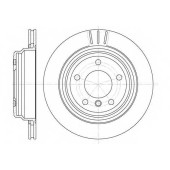 Тормозной диск REMSA DCA658810 / 6588.10