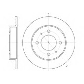 Тормозной диск REMSA DCA662700 / 6627.00