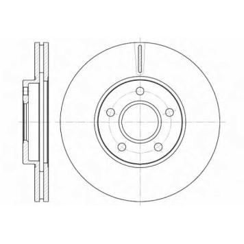 Тормозной диск REMSA DCA666210 / 6662.10