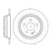 Тормозной диск REMSA DCA667800 / 6678.00