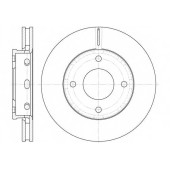 Тормозной диск REMSA DCA668010 / 6680.10
