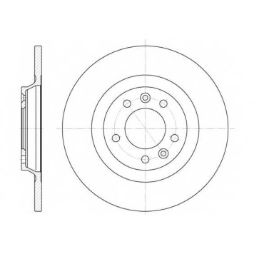 Тормозной диск REMSA DCA669000 / 6690.00