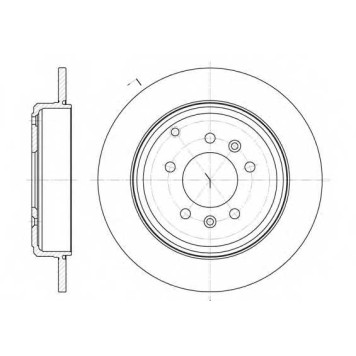 Тормозной диск REMSA DCA669200 / 6692.00