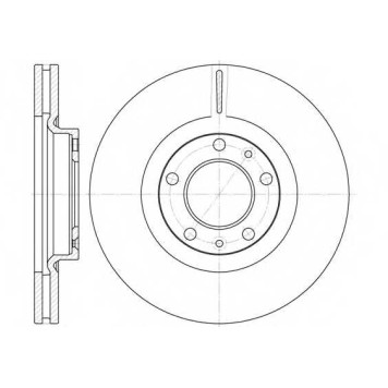 Тормозной диск REMSA DCA669310 / 6693.10