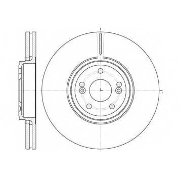 Тормозной диск REMSA DCA669510 / 6695.10
