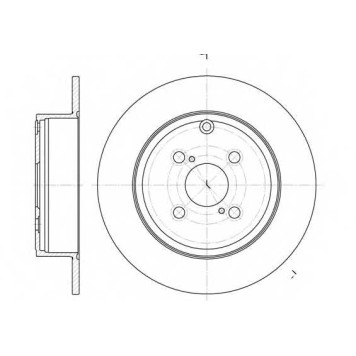 Тормозной диск REMSA DCA670500 / 6705.00