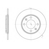 Тормозной диск REMSA DCA671400 / 6714.00