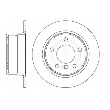 Тормозной диск REMSA DCA671600 / 6716.00