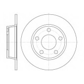 Тормозной диск REMSA DCA672300 / 6723.00