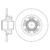 Тормозной диск REMSA DCA673300 / 6733.00