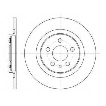 Тормозной диск REMSA DCA673600 / 6736.00
