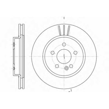 Тормозной диск REMSA DCA678210 / 6782.10