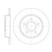 Тормозной диск REMSA DCA684600 / 6846.00