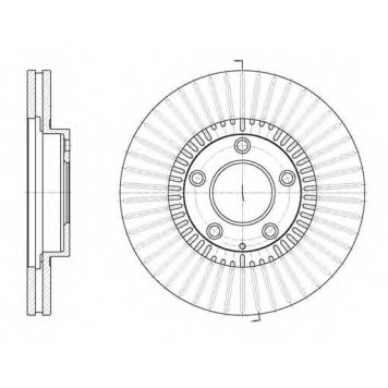 Тормозной диск REMSA DCA689810 / 6898.10