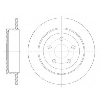 Тормозной диск REMSA DCA690200 / 6902.00