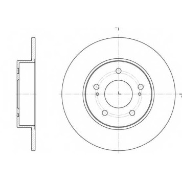 Тормозной диск REMSA DCA690900 / 6909.00
