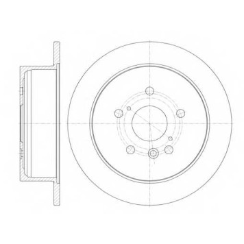 Тормозной диск REMSA DCA691100 / 6911.00