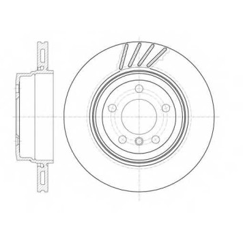 Тормозной диск REMSA DCA697910 / 6979.10