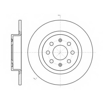 Тормозной диск REMSA DCA698300 / 6983.00