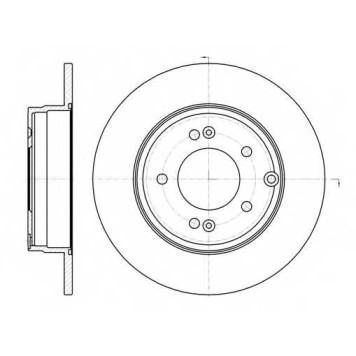 Тормозной диск REMSA DCA698900 / 6989.00