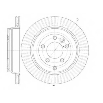 Тормозной диск REMSA DCA699510 / 6995.10