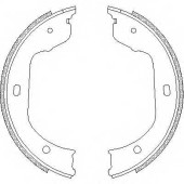 Комплект колодок стояночной тормозной системы REMSA KZA474000 / 4740.00