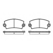 Колодки тормозные дисковые передний для CITROEN LNA / PEUGEOT 104, 305(581A,581D) / RENAULT 14(121#) <b>REMSA 0021.16 / PCA002116</b>