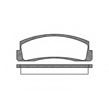 Колодки тормозные дисковые передний <b>REMSA 0103.00 / PCA010300</b>