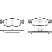 Колодки тормозные дисковые передний для RENAULT LOGAN(KS#,LS#) <b>REMSA 0172.32 / PCA017232</b>