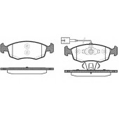Колодки тормозные дисковые передний для FIAT 500(312), PUNTO(199) <b>REMSA 0172.52 / PCA017252</b>