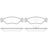 Колодки тормозные дисковые передний для FORD KA(RB,RB#) <b>REMSA 0285.15 / PCA028515</b>