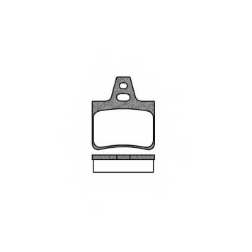 Колодки тормозные дисковые задний для CITROEN CX(MA), XM(Y3,Y4) <b>REMSA 0311.00 / PCA031100</b>