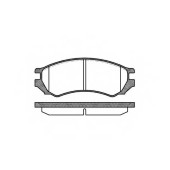 Колодки тормозные дисковые передний для NISSAN PRIMERA(P10,W10) <b>REMSA 0344.00 / PCA034400</b>