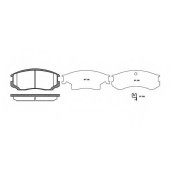 Колодки тормозные дисковые передний для DAIHATSU EXTOL, TERIOS / MITSUBISHI COLT, LANCER, MIRAGE <b>REMSA 0357.22 / PCA035722</b>
