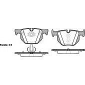 Колодки тормозные дисковые задний для BMW X5(E70,F15,F85), X6(E71,E72,F16,F86) <b>REMSA 0381.61 / PCA038161</b>