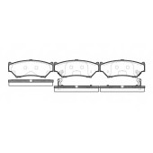 Колодки тормозные дисковые передний для SUZUKI GRAND VITARA(FT), JIMNY(FJ), VITARA(ET,TA) <b>REMSA 0389.12 / PCA038912</b>