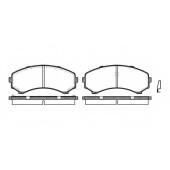 Колодки тормозные дисковые передний для MAZDA E-SERIE, MPV / MITSUBISHI GRANDIS, PAJERO PININ, PAJERO, PROUDIA/DIGNITY <b>REMSA 0396.00 / PCA039600</b>