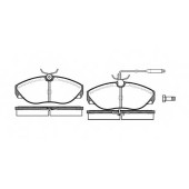 Колодки тормозные дисковые передний для CITROEN JUMPER / FIAT DUCATO / PEUGEOT BOXER <b>REMSA 0486.02 / PCA048602</b>